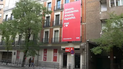 Sede del Psoe en la calle Ferraz de Madrid