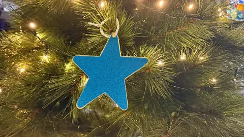 Una de las decoraciones hechas durante las actividades de Navidad | HUF
