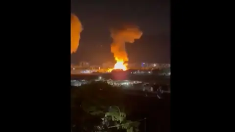 Explosiones en Caracas, tras el ataque de EEUU