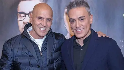 Kiko Matamoros (izq.) y Kiko Hern&aacute;ndez (der.) en una alfombra roja | Redes Sociales
