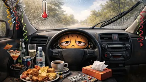 La resaca del coche tras las fiestas de Navidad