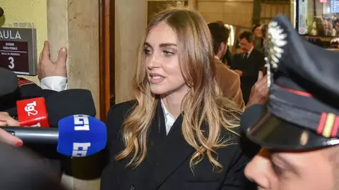 Chiara Ferragni saliendo de los juzgados el mi&eacute;rcoles | EFE