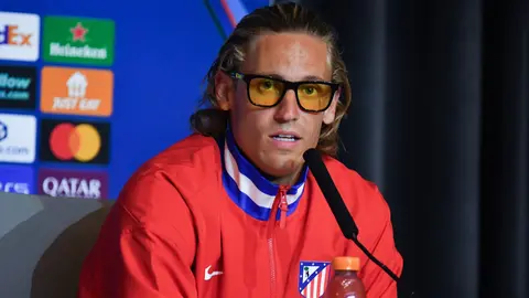Marcos Llorente en una rueda de prensa | GTRES
