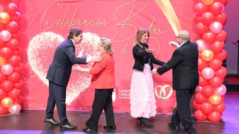 El alcalde y la concejala en el acto celebrado en 2025 | Ayto. de Fuenlabrada
