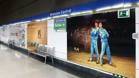 Algunas de las im&aacute;genes expuestas en M&oacute;stoles Central | CAM