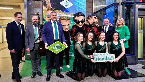 Presentaci&oacute;n de la Semana de Irlanda (San Patricio) en Metro de Madrid | CAM