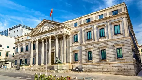 Edificio del Congreso de los Diputados en Madrid