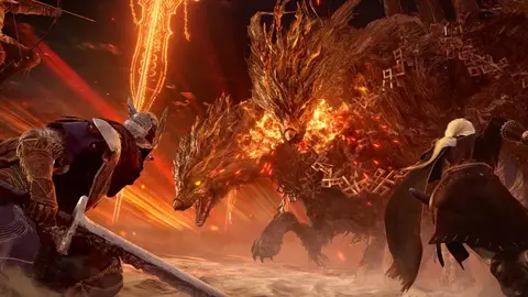 Captura de una pelea del videojuego | From Software