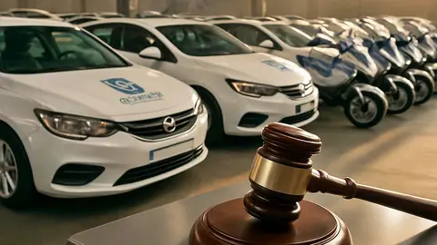 Subasta coches y motos del Ayto. de Madrid | Imagen: IA