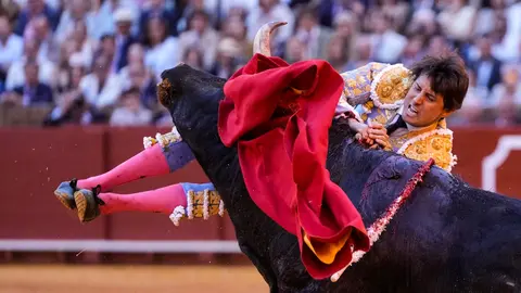 Momento de la cornada a Roca Rey | Europa Press