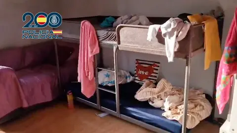 Im&aacute;genes del piso donde prostitu&iacute;an a las mujeres | CNP