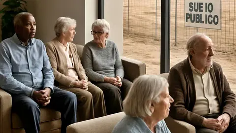 Un grupo de personas en una residencia | Imagen: Gemini