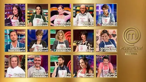 Panel completo de participantes de 'masterchef Celebrity Legends' | RTVE