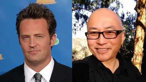 Matthew Perry y su asistente, Kenneth Iwamasa | GETTY