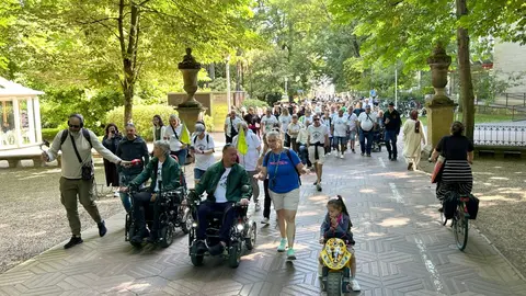 Jos&eacute; Ignacio Fern&aacute;ndez y Antonio Gonz&aacute;lez parten de Vitoria hacia Getafe para culminar un nuevo reto solidario en silla de ruedas