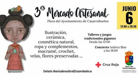 Cartel Mercada Artesanal de Casarrubuelos