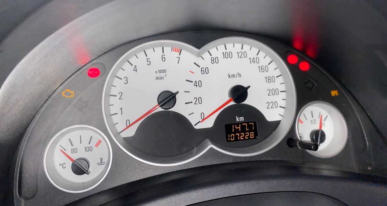 Cuadro coche, relojes